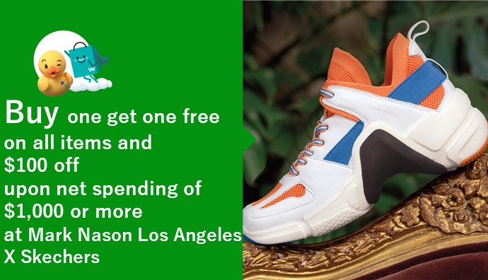 godtgørelse Ydmyg ly Mark Nason Los Angeles X Skechers Mark Nason Los Angeles x Skechers | Buy  one get one free on all items and $100 off upon net spending of $1,000 or  more | MoneyBack Offer