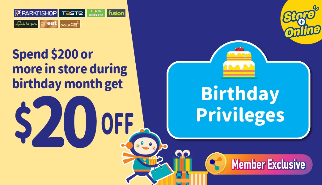 Birthday Offer 20 Store eCoupon MoneyBack Offer